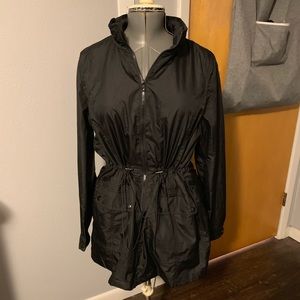 EUC St Johns Bay packable water-resist black sz XL